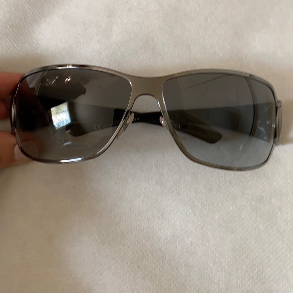 Gucci Crystal Horsebit Shield Sunglasses.